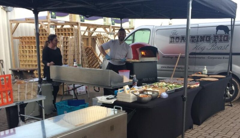 Hog Roast Catering at Wedding